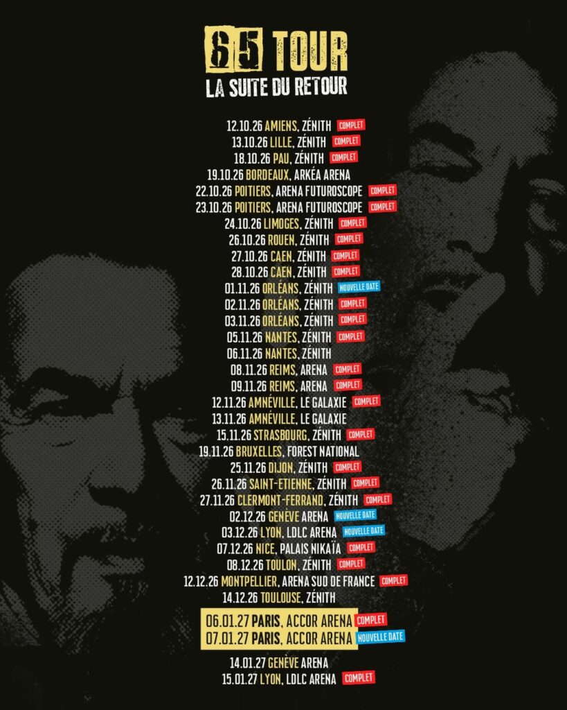 Florent Pagny 65 TOUR La tournée évènement - La suite du retour
